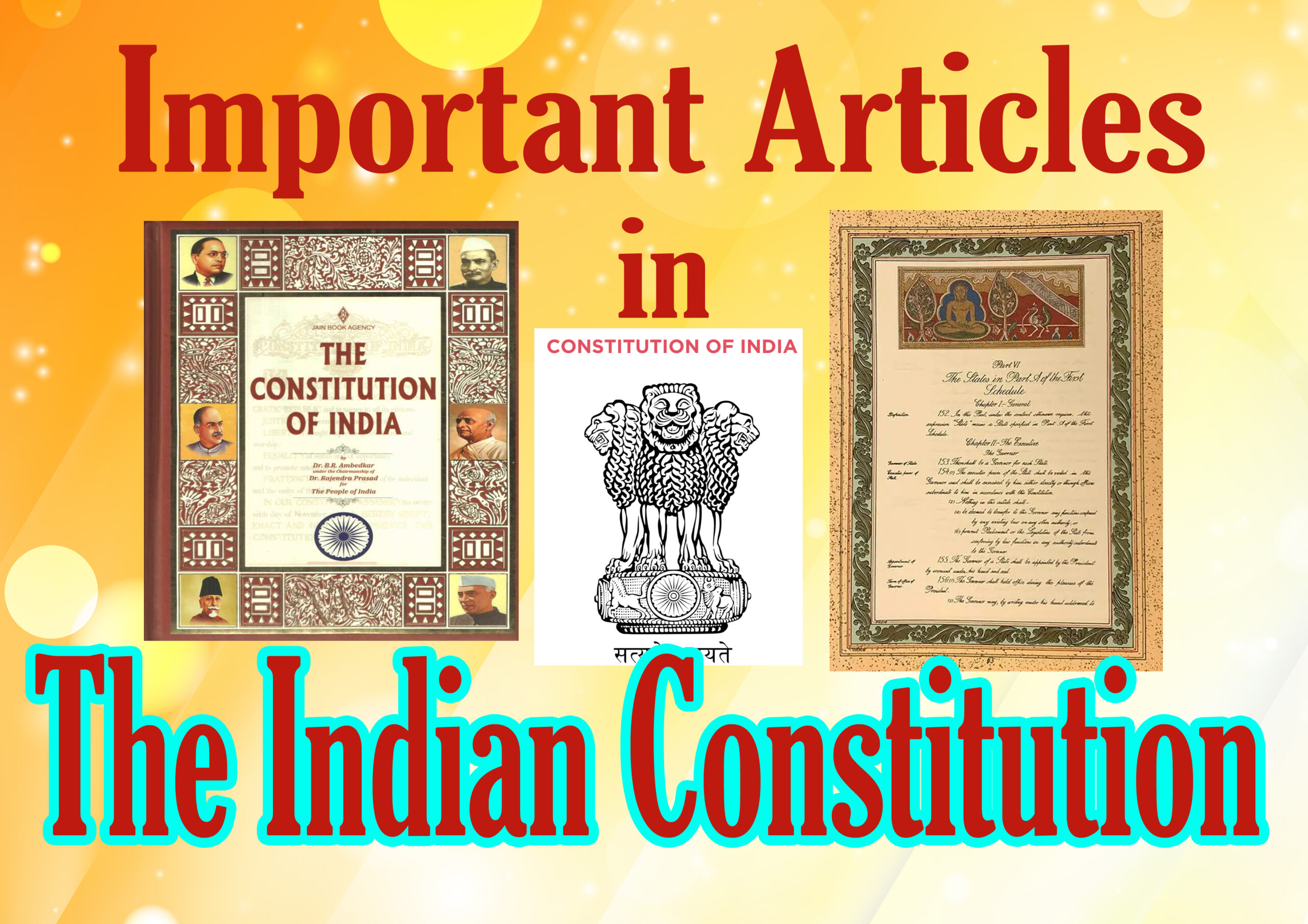 Important Articles in the Indian Constitution