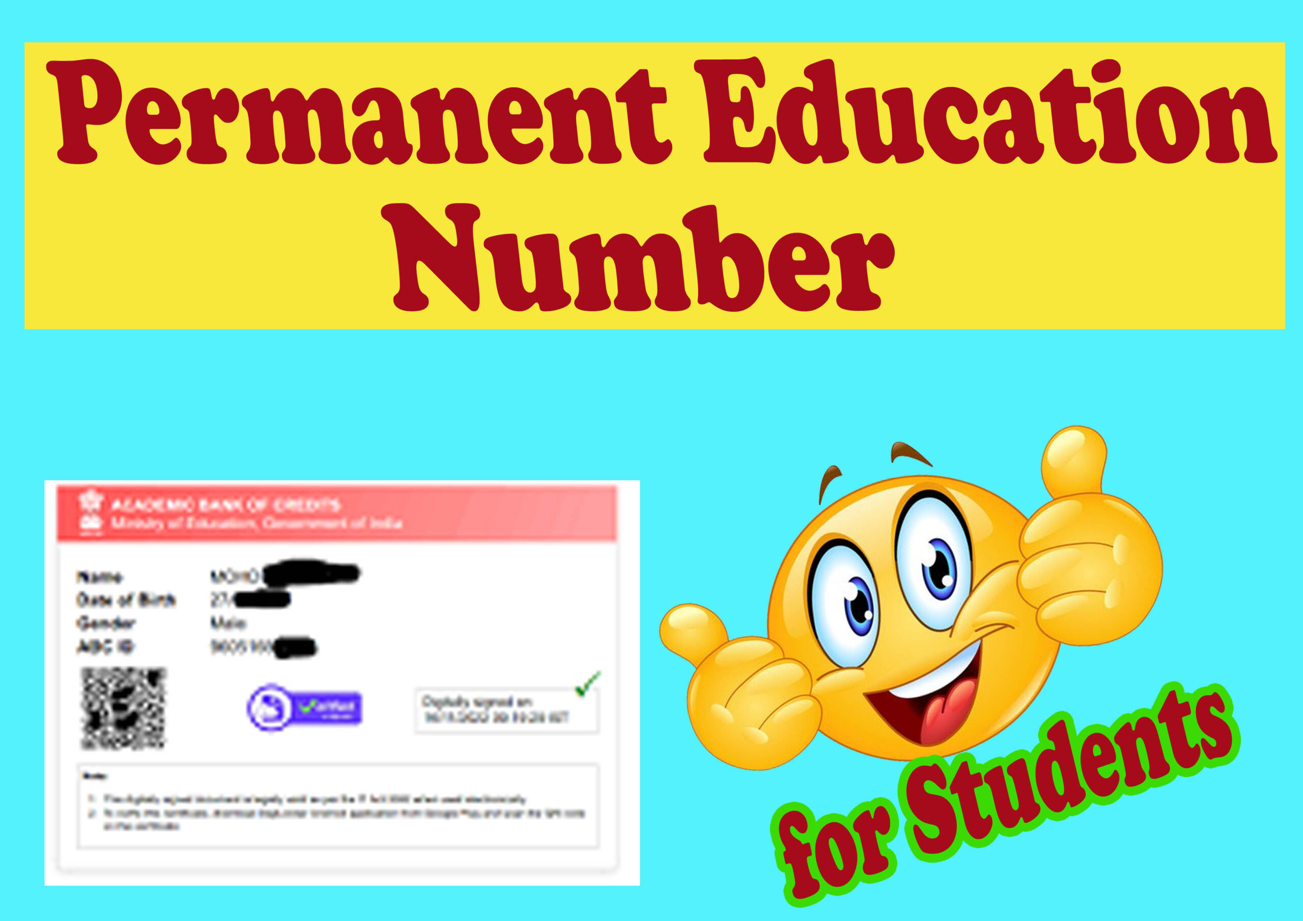 Permanent Education Number