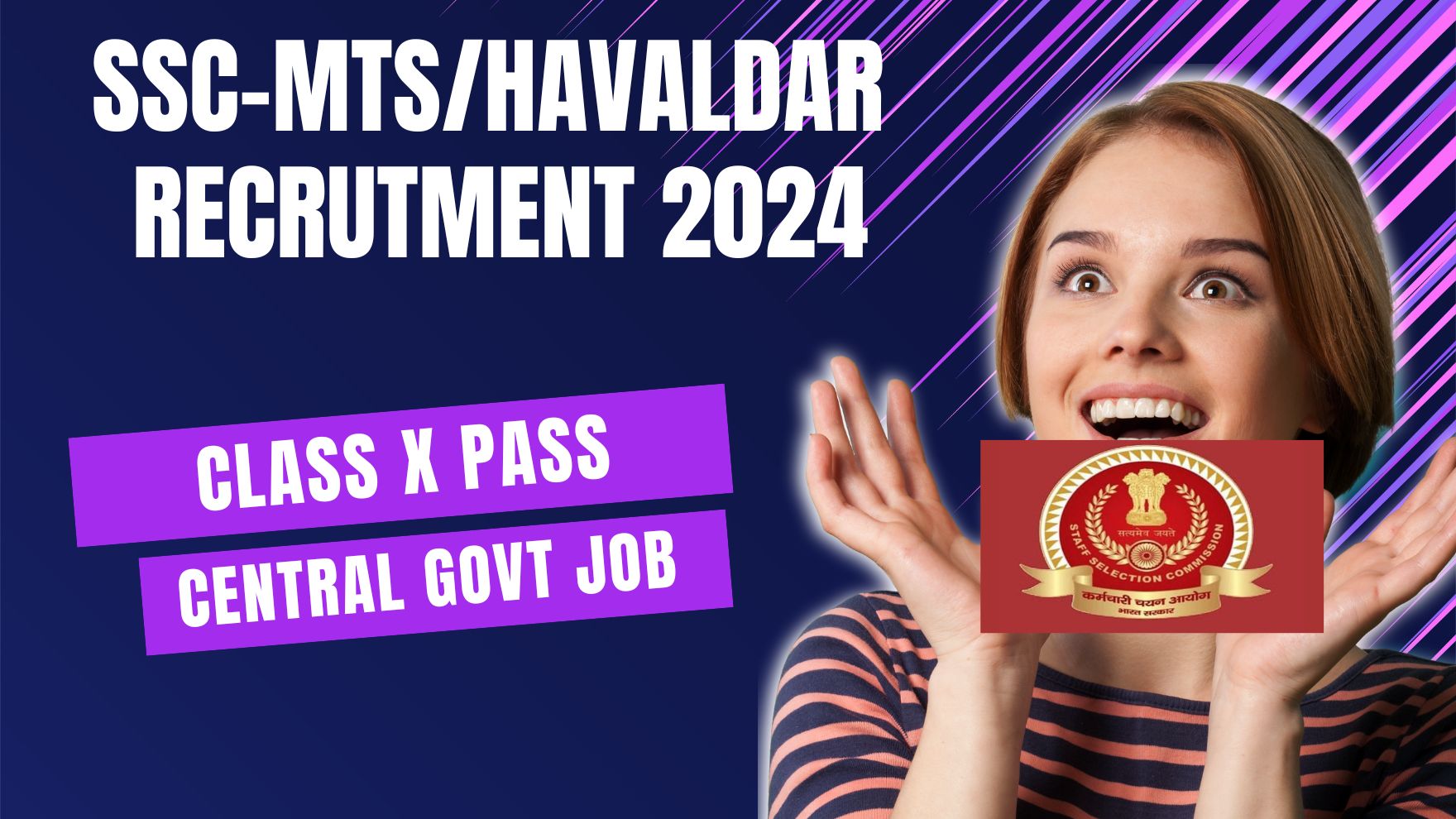 SSC MTS & Havaldar Recruitment 2024